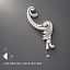 Polyurethane Molding NPU.VRS-003-2.1R (A=138 B=89 C=15 mm) (Polyurethane)