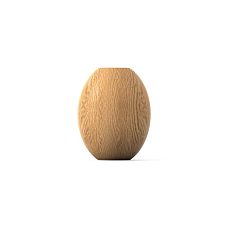 Wooden geometric figure KN-001 for a rod, stand, or baluster