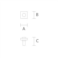 Furniture handle Xylon HL-056-2M &mdash; wood and metal combination design