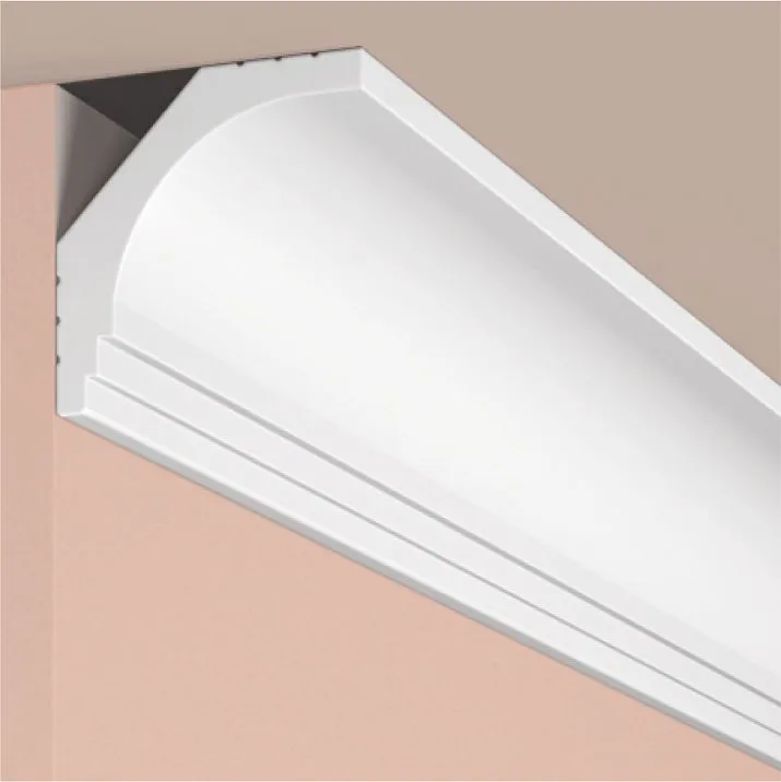 Cornice A70 POLYSTYRENE HI WOOD 50mm x 50mm x 2.0m &mdash; close-up