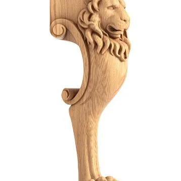 Carved furniture leg MN-046