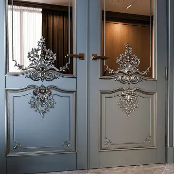 Carved inlay N.VRS-014R &ndash; a wooden decorative element for furniture.