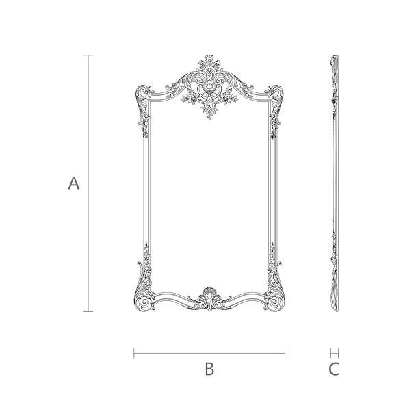 Carved frame RM-047 - 2