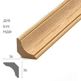 Wooden crown molding MLD-039