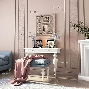 Wooden legs Moscow MN-116 for console