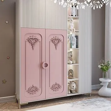 Decor Set C-001-3 in wood on white background