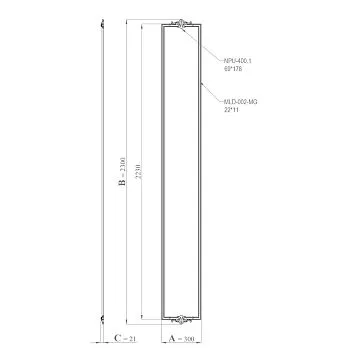 CPU-2-1 Molding Decor Set. Collection