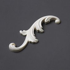 NPU‑431R Molding Horizontal Polyurethane Overlay with Smooth Classic Scrolls for Walls and Furniture