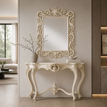 Mirror in carved frame Luxe 008-004