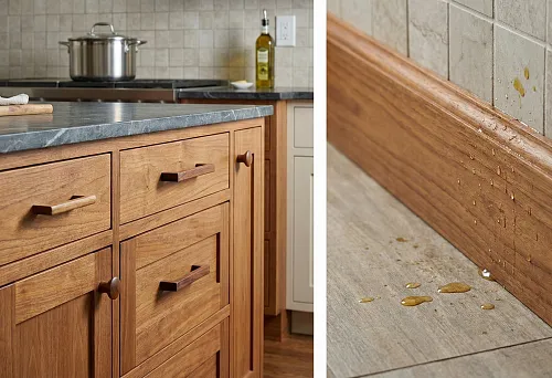 Kitchen Furniture Handles and Wooden Skirting: Expert Selection of Hardware Resistant to Moisture and Grease