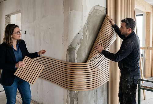 Flexible slat panels: how to choose a solution for complex surfaces