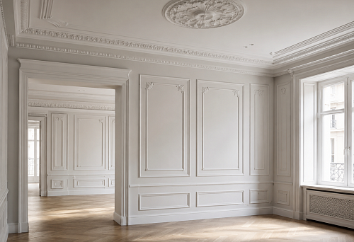 STAVROS stucco for painting &mdash; polyurethane decor for walls, ceiling and floor