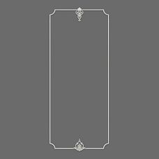 Set of decorative moldings CPU-12-2 Petersburg for accent wall decoration