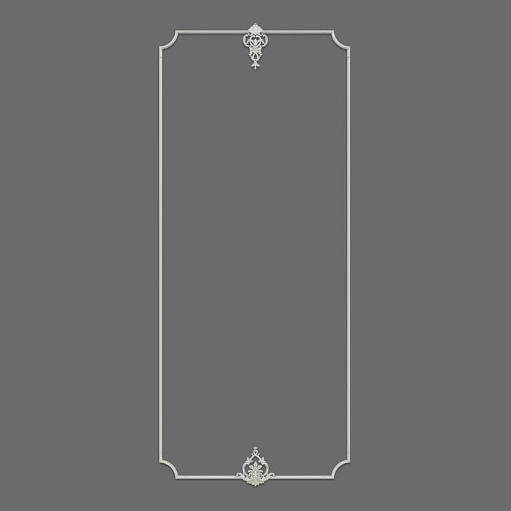 Set of decorative moldings CPU-12-2 Petersburg for accent wall decoration