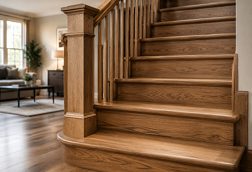 Wooden stair treads: how to choose treads, risers, and components