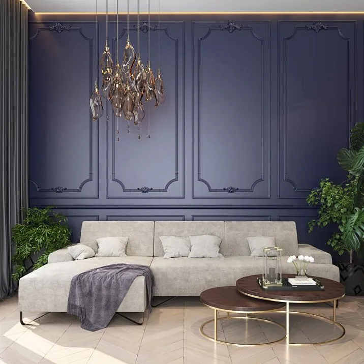 Connecting decorative element N-399.1 in wall molding interior design