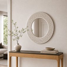 Mercury 008-006 - round mirror in an MDF frame