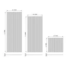 slatted panel pan-001 decorative panel made of slats for kitchen and furniture fronts