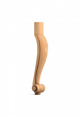 Ножки из массива дерева гнутой формы for furniture MN-021