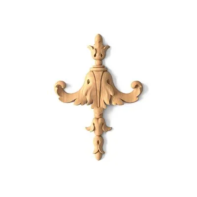 Carved cover plate N-113 из дерева для декора мебели