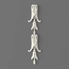 NPU-505 polyurethane molding decor &mdash; a vertical decorative overlay in a classic style.