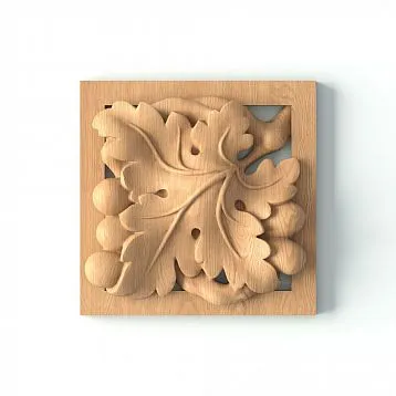 Elegant Carved Rosette R-067R