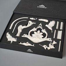 SOPU-001 showcase box with catalog for demonstrating decor and quality