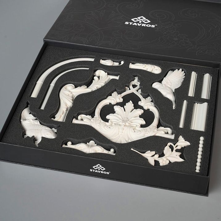 SOPU-001 showcase box with catalog for demonstrating decor and quality