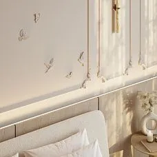 Ready-made CPU‑2‑4 set with moldings and overlays, Neoclassic Light, for exquisite wall decoration