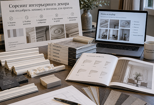 Sourcing interior d&eacute;cor for a design project