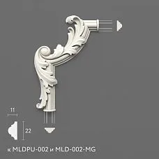 Polyurethane molding MLDPU-2U-2.1L. Molding decor. Image 69955844cf668