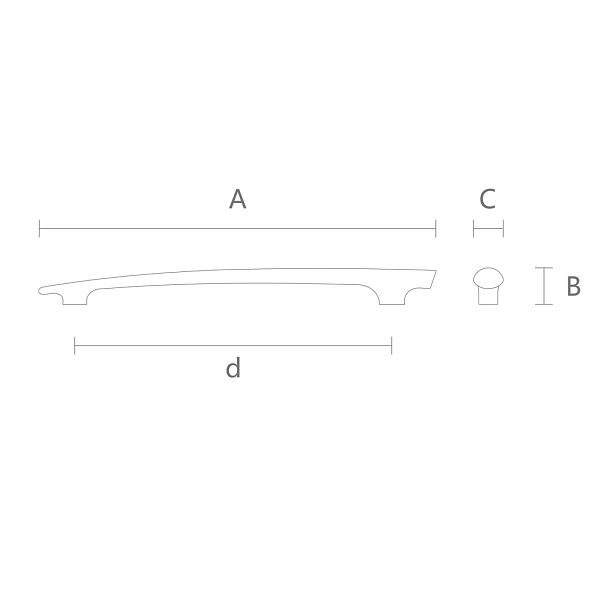 Furniture handle Bow HL-004 - 3