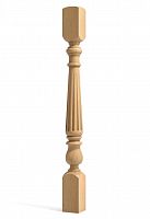 Carved wooden pillar for stair L-053