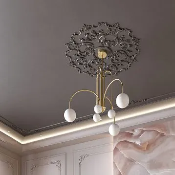 CPU-P4 stucco decoration kit for a ceiling in a classic style