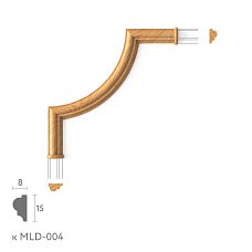 Corner molding MLD-004U close-up