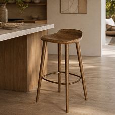 Semi-bar stool STU-009 in a modern interior