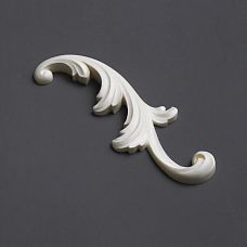 NPU‑431R Molding Horizontal Polyurethane Overlay with Smooth Classic Scrolls for Walls and Furniture