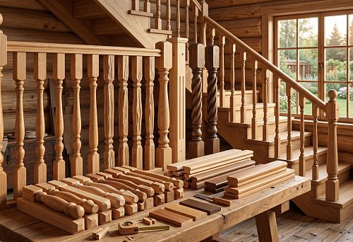Balusters for a country house and wooden house: how to choose and buy a staircase kit
