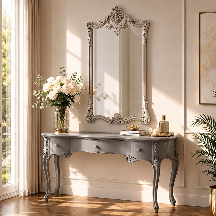 Adele 010-001 dressing table in a classic style for an elegant interior.