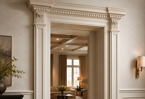 Which capital should I buy above the door to make the opening look more expensive?