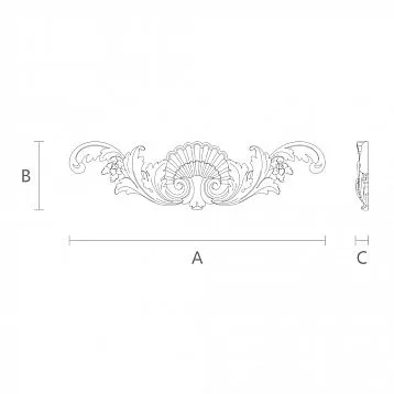 Wooden ceiling overlay with warm and pleasant color