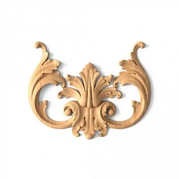 Wooden decorative element for interior design