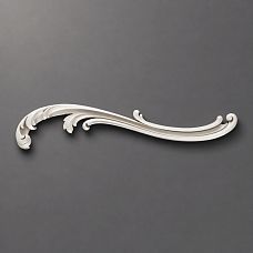 NPU-427R decorative molding, close-up, showcasing smooth lines and curved relief strips