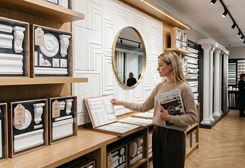 Polyurethane wall decorative panels: how to choose a ready-made stucco decor set