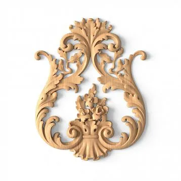 Carved Inlay N-238 from Solid Wood