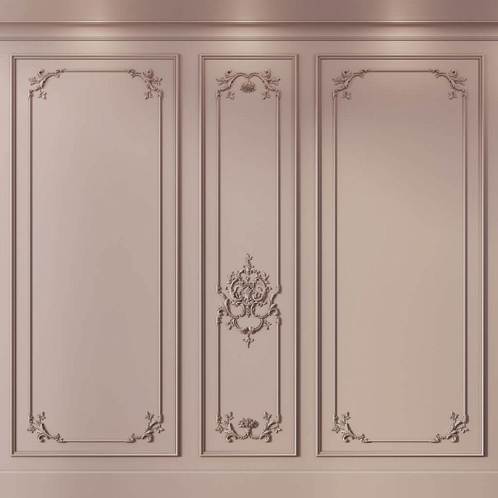 Polyurethane set CPU‑8‑1 for expressive wall decor in an elegant style.