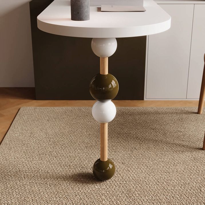 Decorative furniture support with balls KN-013 under the tabletop