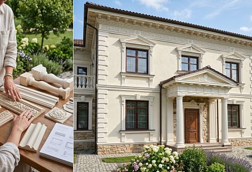 Facade decor for home: how to choose elements for beautiful and durable facade design