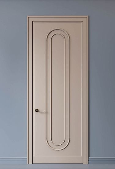 Idea for decorating a door in Japandi style CPU-3.1