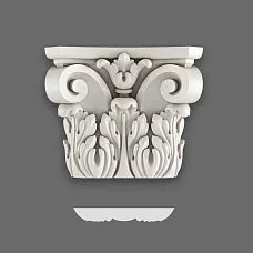 Decorative polyurethane capital for columns Stavros, order and buy the overlay, optimal price